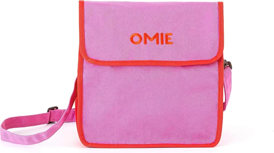 Omie OmieBox Insulated Lunch Bag with Bottle Holder (Pink)