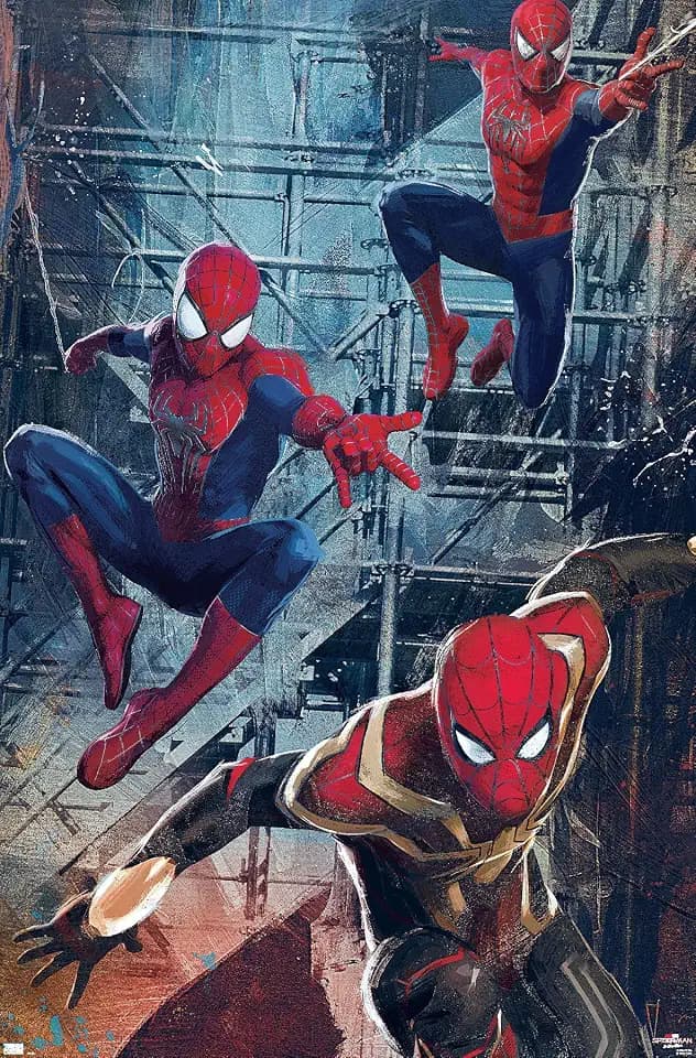 Trends International Marvel Spider-Man: No Way Home - Trio Wall Poster, 22.375" x 34", Premium Unframed Version