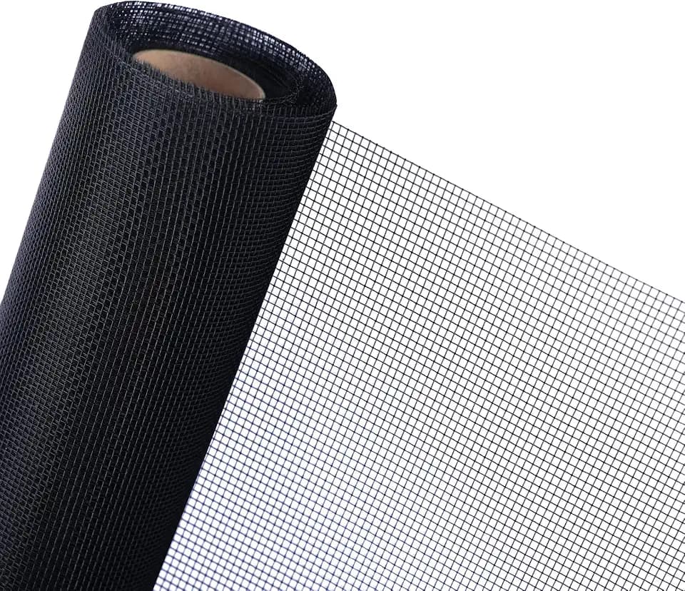 Window Screen Ultra Clear Stainless Steel Window Screen Replacement Window Screen Mesh High Light Transmission Suitable for Windows Courtyards Patio Porch Pool Door (24"x25')