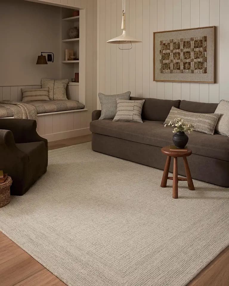 Loloi Amber Lewis Windsor Collection WIN-01 Ivory/Spa 2'-6" x 9'-9" Runner Rug