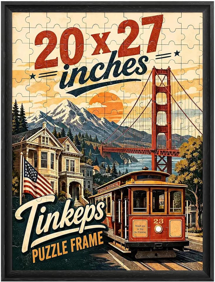 20x27 Black Poster Frame, Vintage Wide Edge, Wall Decor