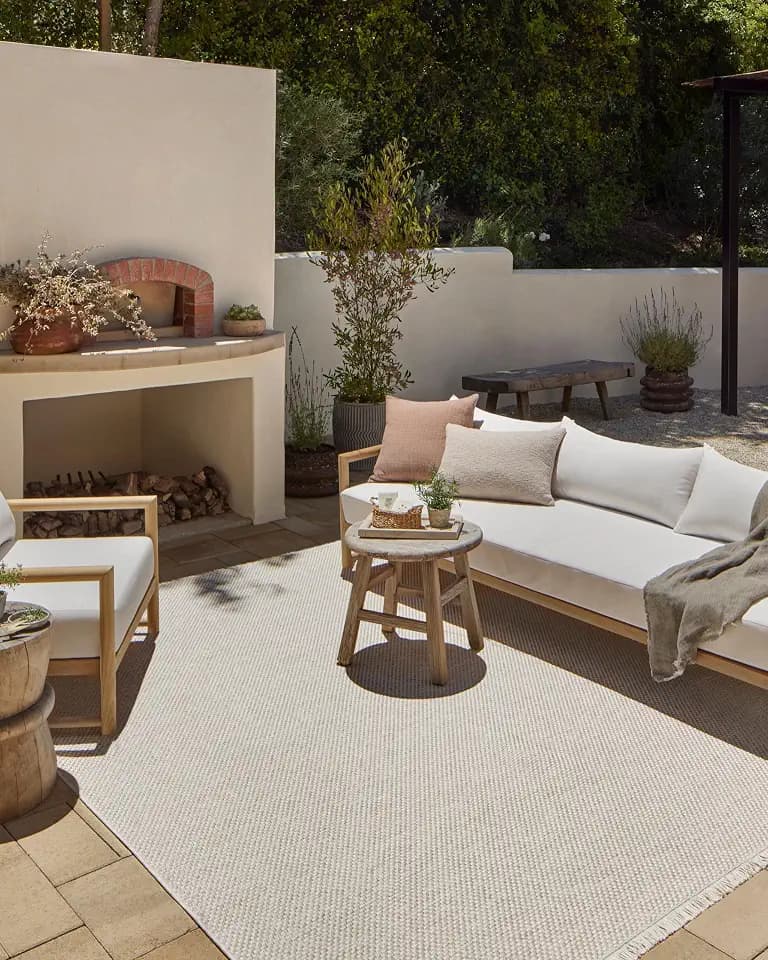 Loloi Amber Lewis Malibu Ivory/Dove 6'-4" x 9'-2" Area Rug