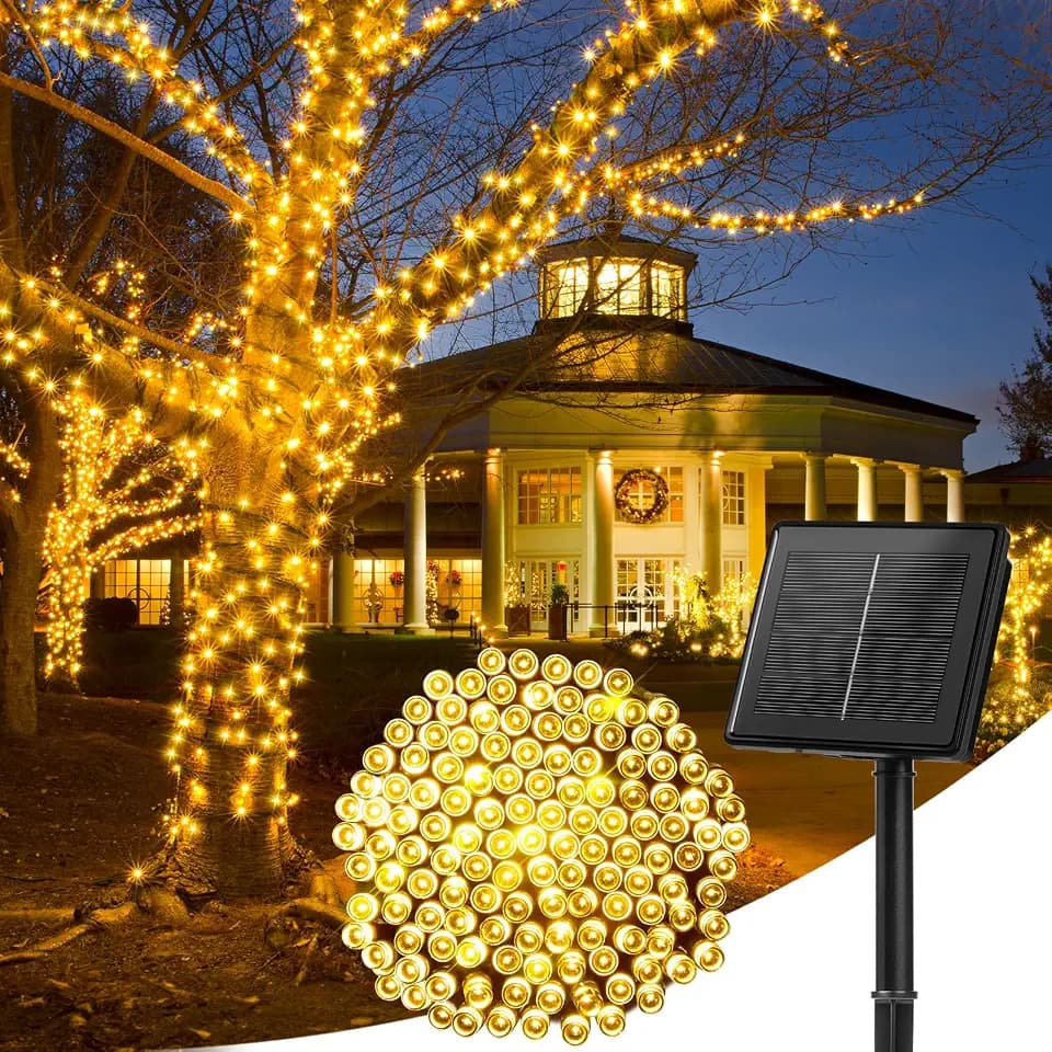 Solar String Lights Outdoor Waterproof, Extra Long 72FT 200 LED Patio Light