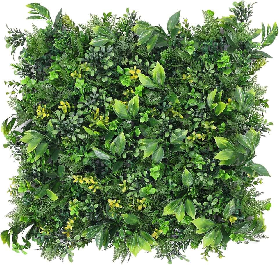 Artifical Grass Wall Backdrop 6PCS 10"x10" Boxwood Panels Grass