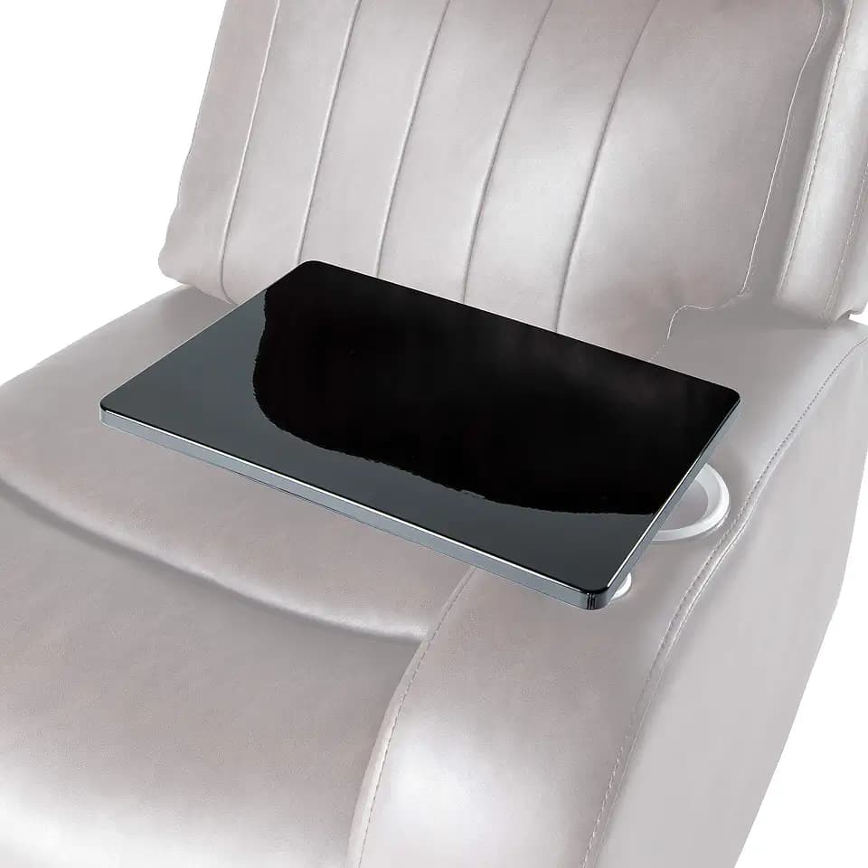 Thomas Payne Seismic 360 Swivel RV Desk Tray, Plugs into Power Port Accessory Outlet, Fits Seismic Series Theater Seating Only, 17" x 10" - ITABLE405HVCB