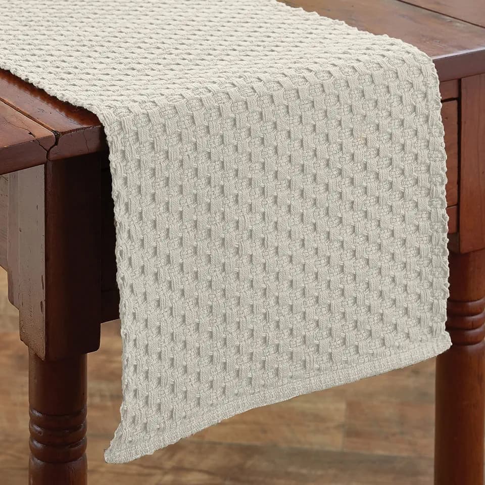 Park Designs Chadwick Table Runner 13" x 36", Cream