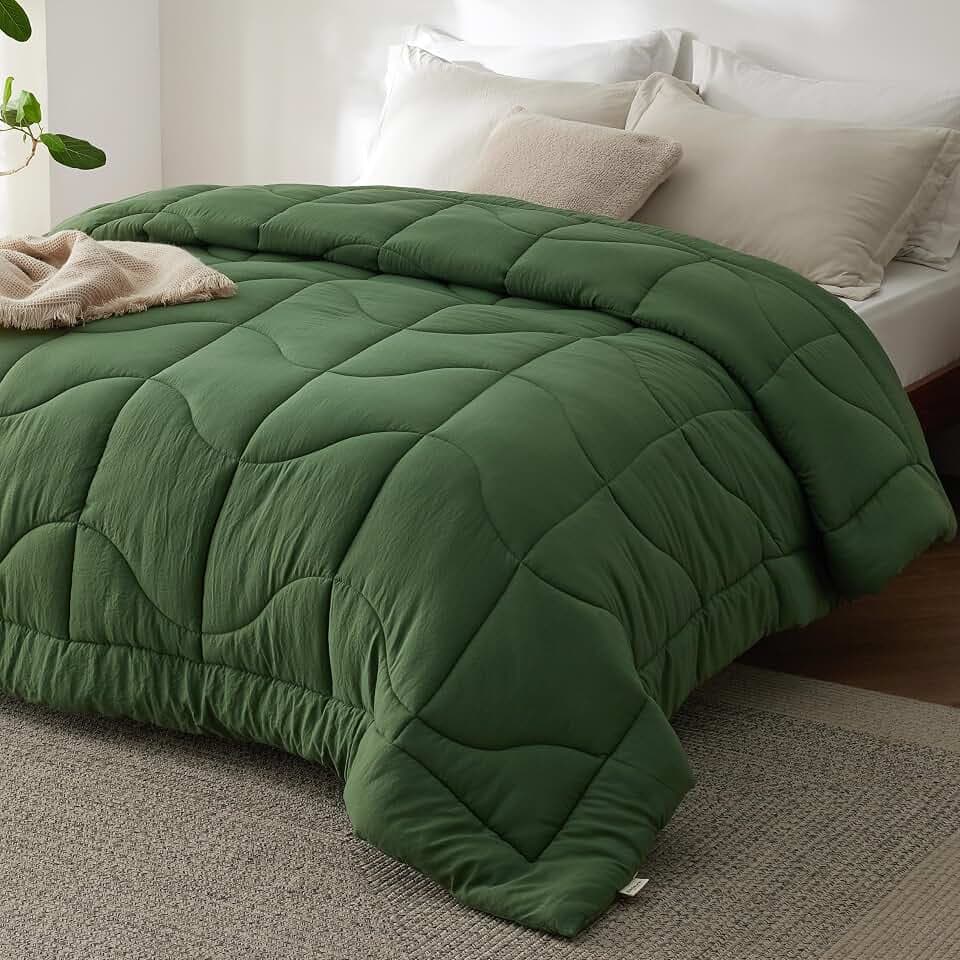 Bedsure Queen Comforter, Down Alternative Duvet Insert for All Season