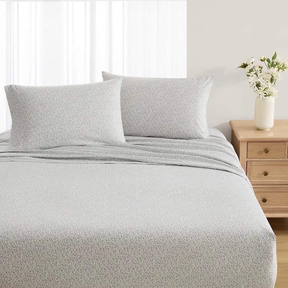 Laura Ashley - King Size Cotton Percale Pillowcase Set, 2 Pack