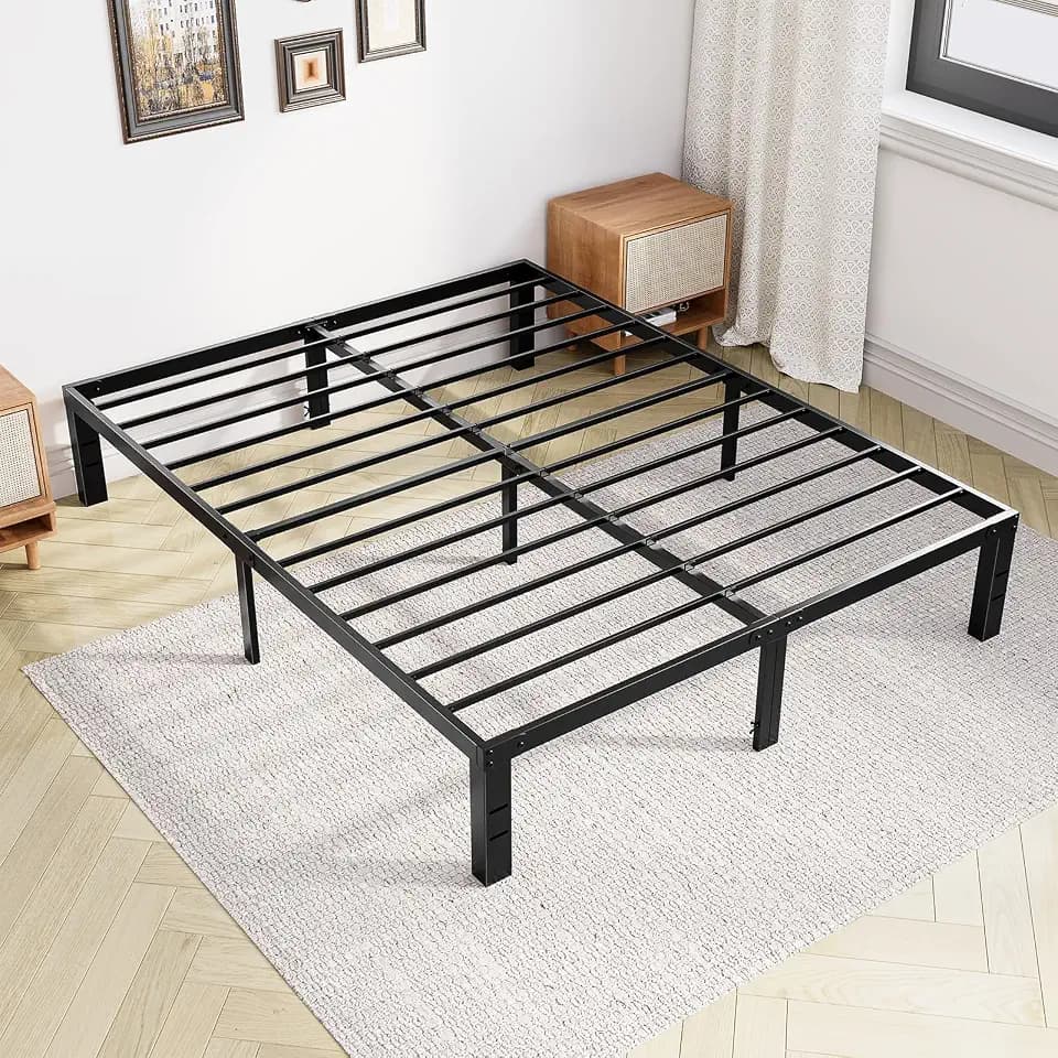 DUMOS Full Bed Frames, 14 Inch Height Metal Platform Bed Frame