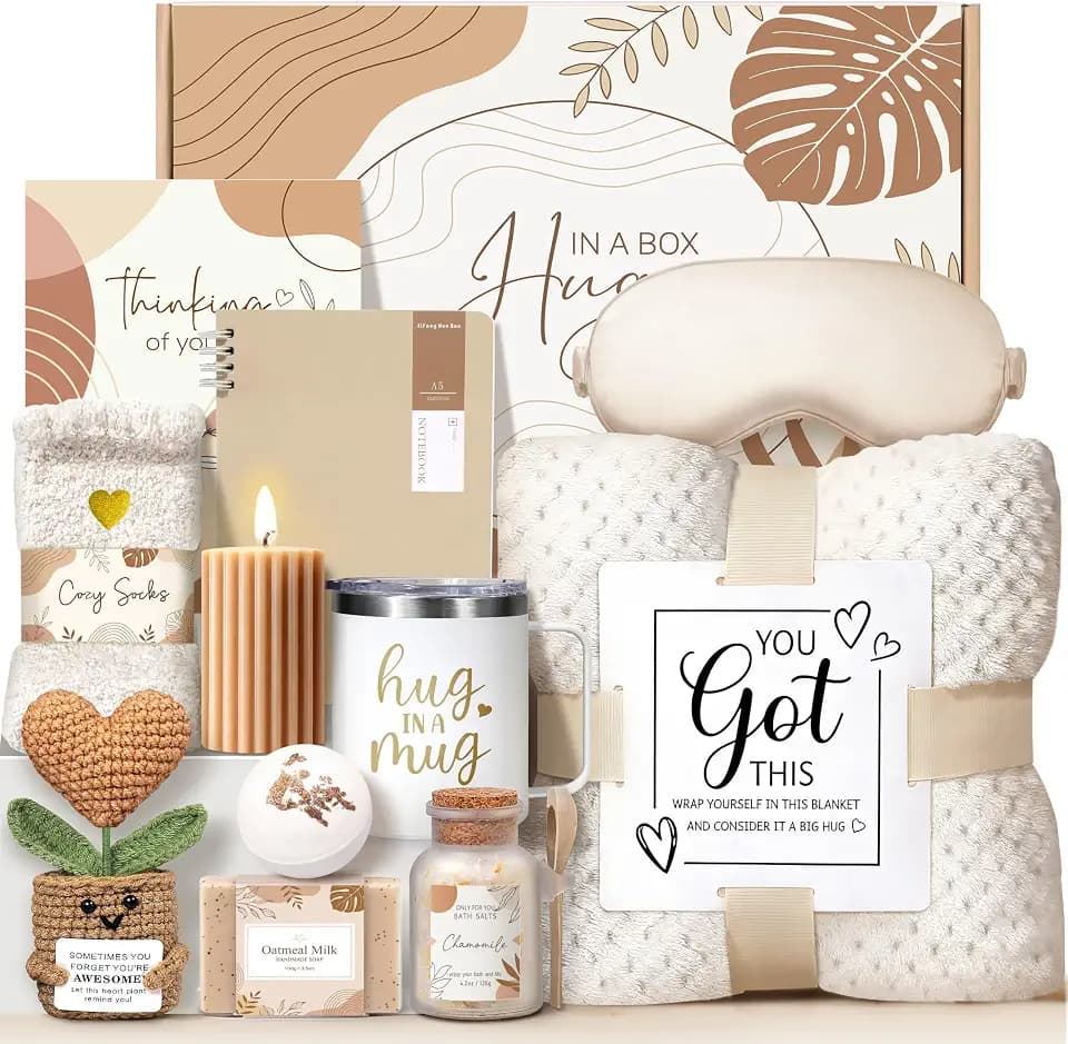 Get Well Soon Gifts Baskets for Women, Self Care Package After Surgery