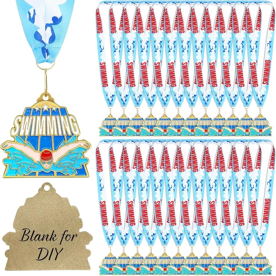 12/24/36/100 Pcs 2.56" Award Medals Bulk