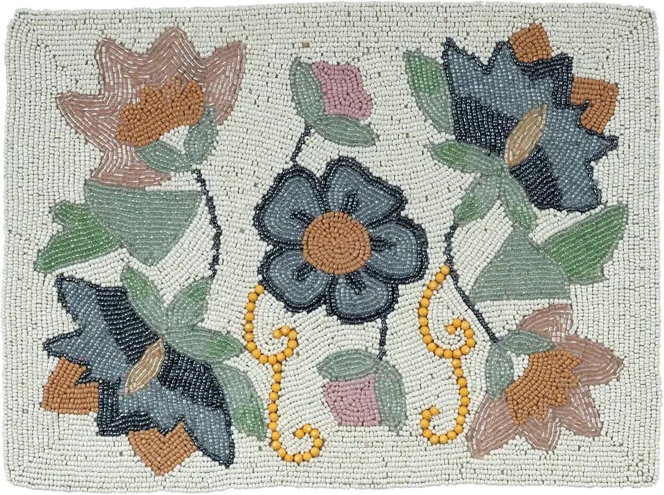 Unique Table Runners, Runner for Table, Beaded Table Runners, Home Decoration, Table Cloth Runner, Living Room Decor, Table Runner for Round Tables, Home Table Decor, Bead Table Runner