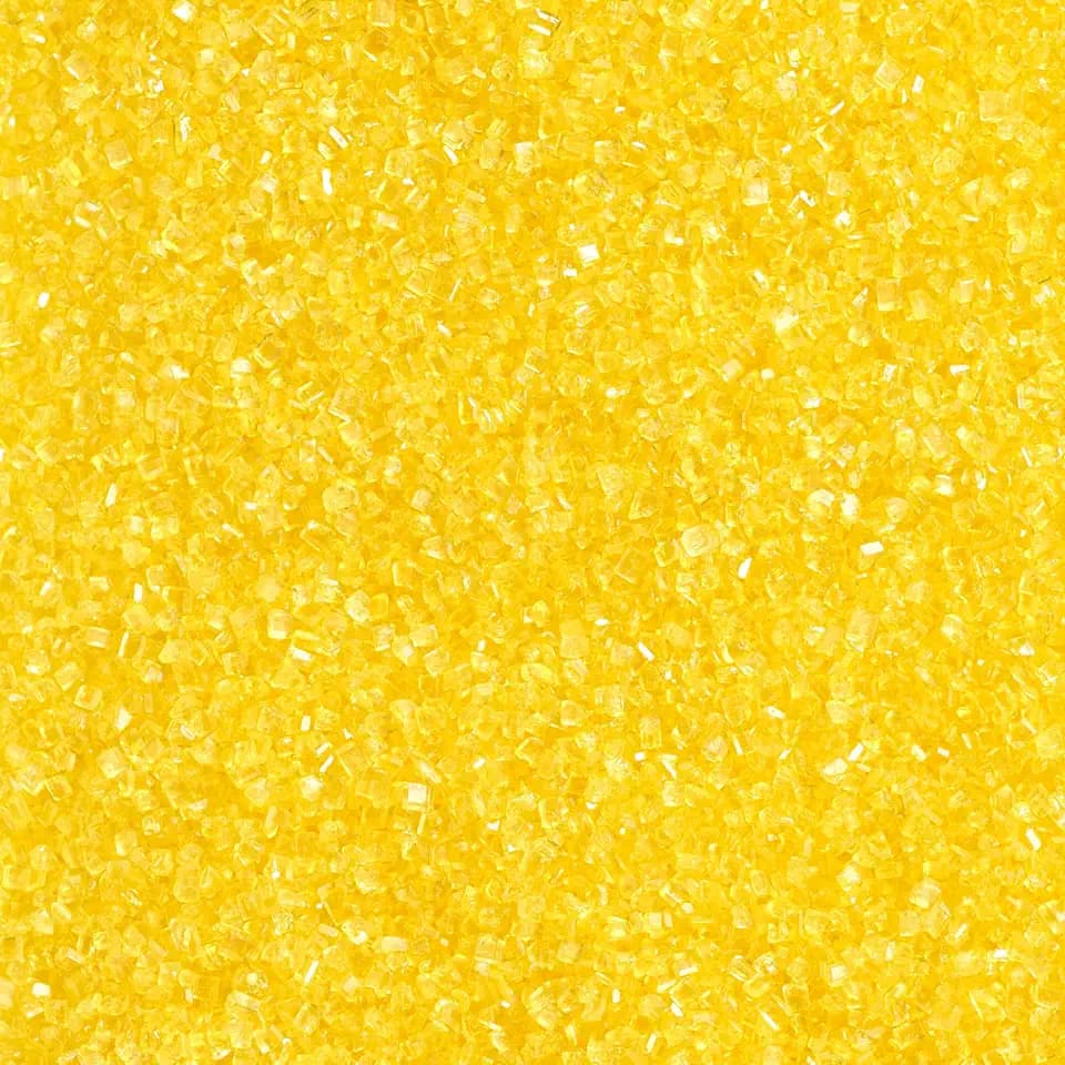 Yellow Sanding Sugar Sprinkles for Baking, Cake & Cookie Decorating | 33 oz