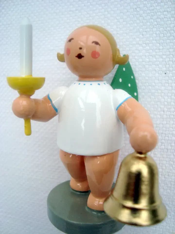 Wendt & Kuhn Angel with Bell and Candle Figurine