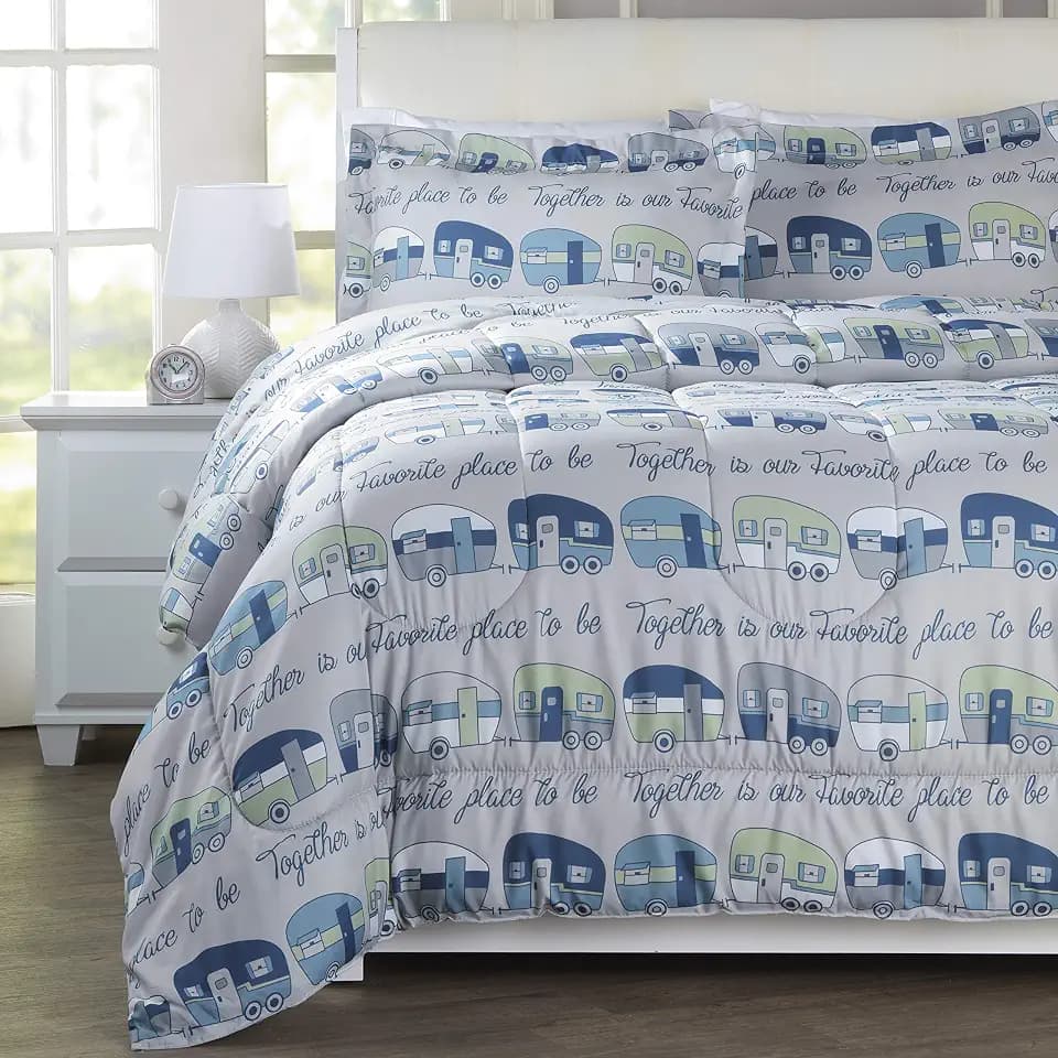 The Lakeside Collection Our Favorite Place Twin 2-Piece Comforter Set