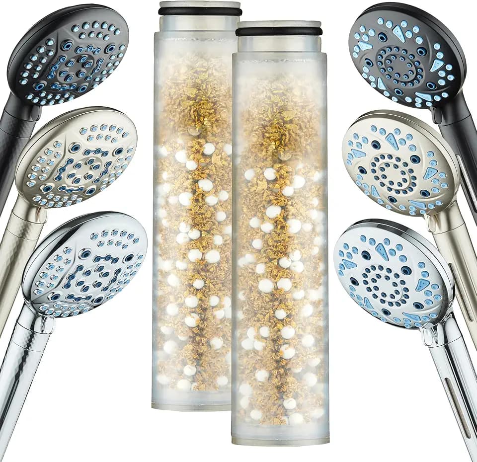 AquaCare 2-Pack American KDF Pure Shower Filter Replacement Cartridges