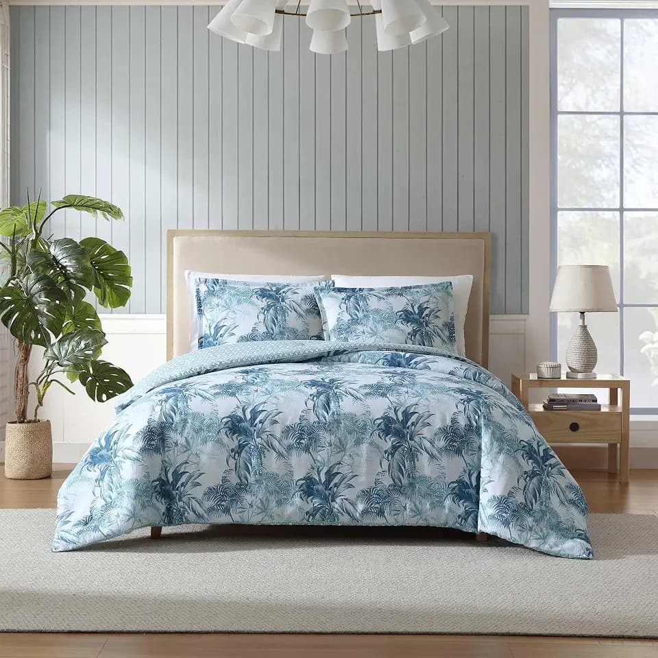Tommy Bahama - Tropical King Size Comforter Set with Matching Shams