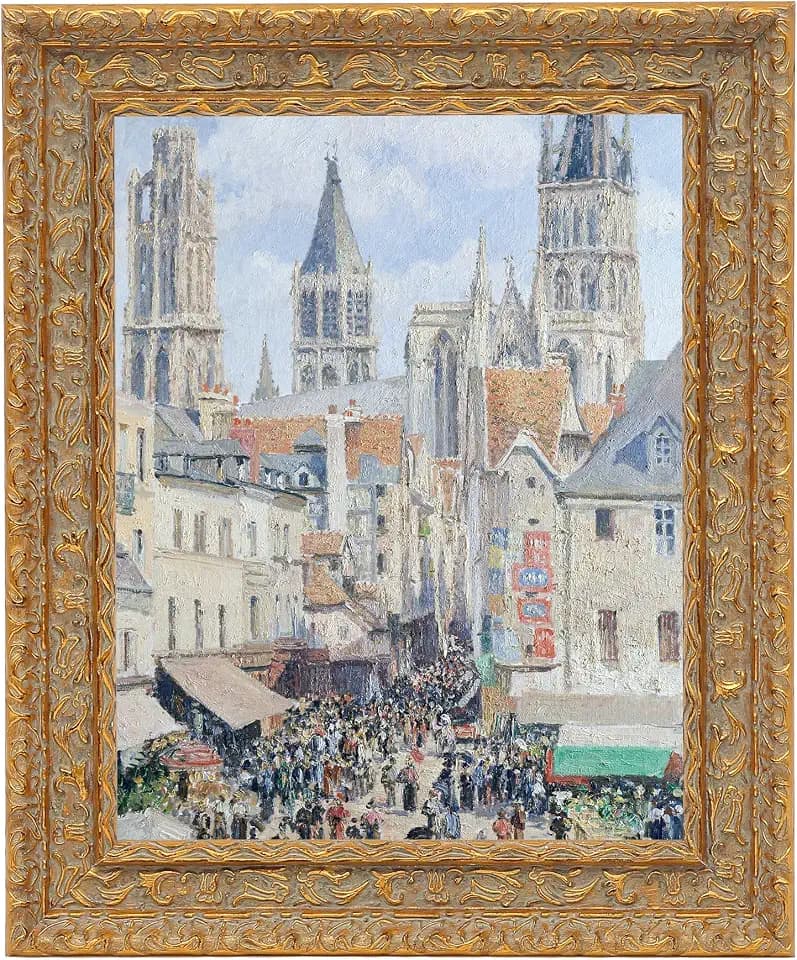 16x20 Wooden Antique Gold Rococo Canvas Frames,Fits 0.2"-0.8"Deep