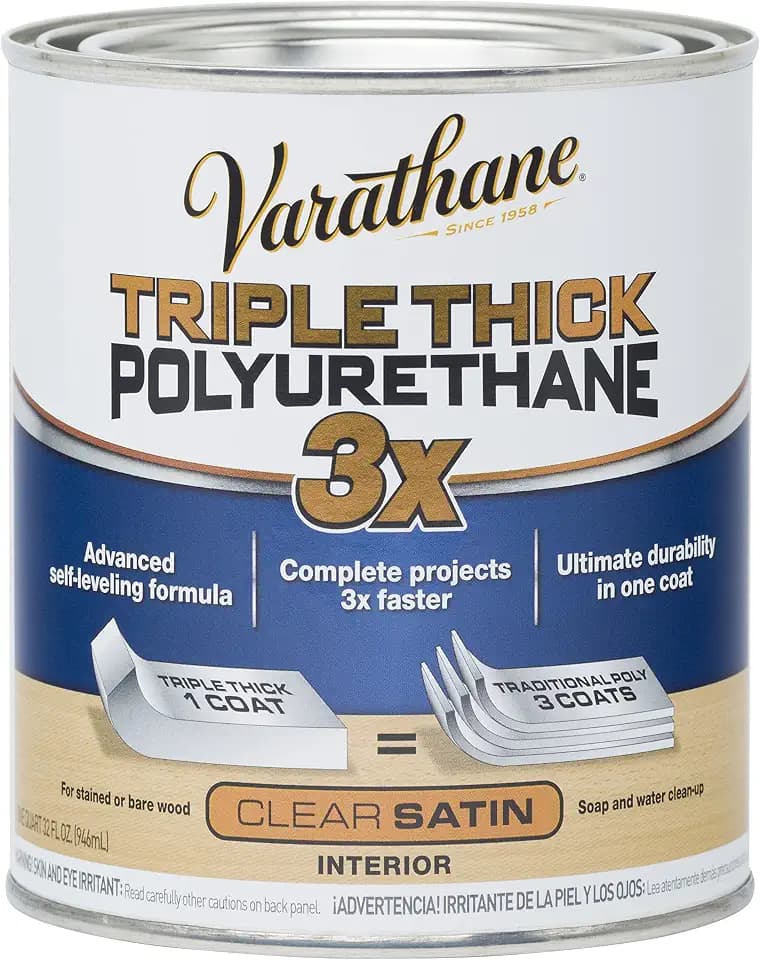 Varathane Triple Thick Polyurethane Satin Wood Finish