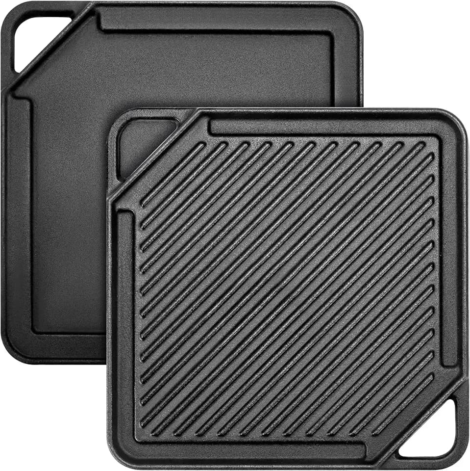 GGC Cast Iron Reversible Griddle