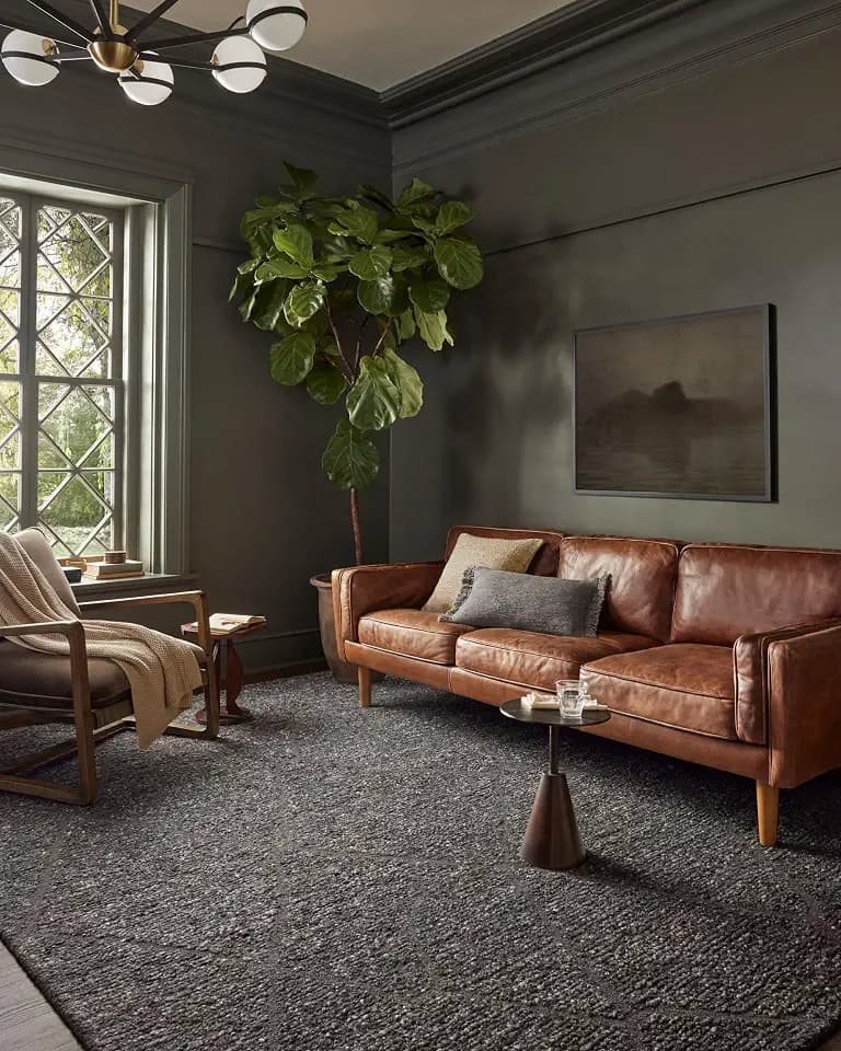 Loloi Magnolia Home by Joanna Gaines Jones Granite 7'-9" x 9'-9" Area Rug