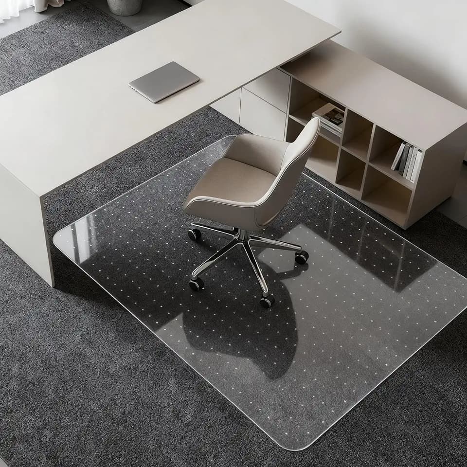 Kuyal Desk Chair Mat for Carpet, 36'' x 48'' Rectangle