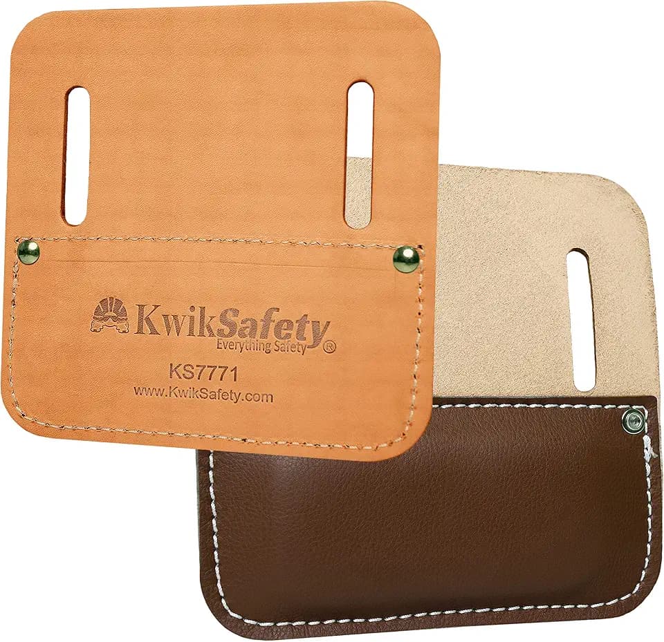KwikSafety - Charlotte, NC - TIKO Tie Wire Reel Pad | Lightweight Leather Tie-Wire Hip Pad for Minimizing Hip Fatigue Ironwork