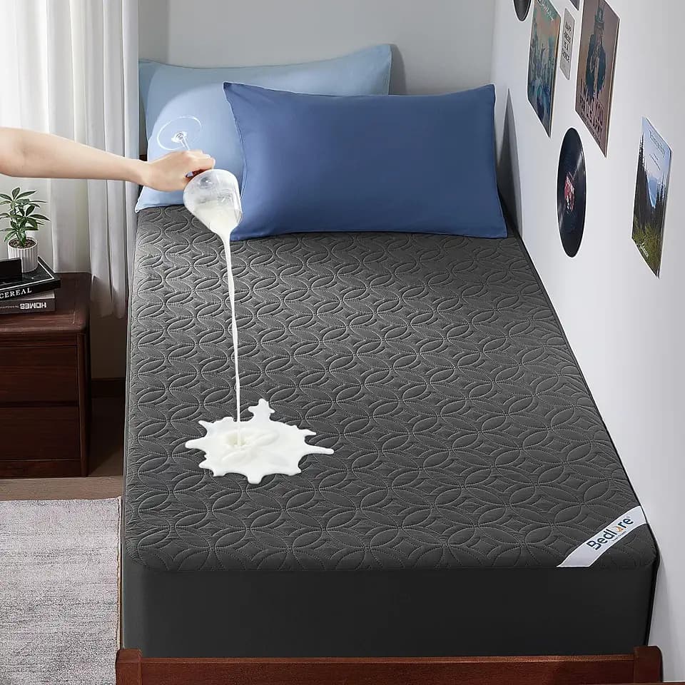 BEDLORE Waterproof Mattress Protector, Twin XL Size Mattress Pad