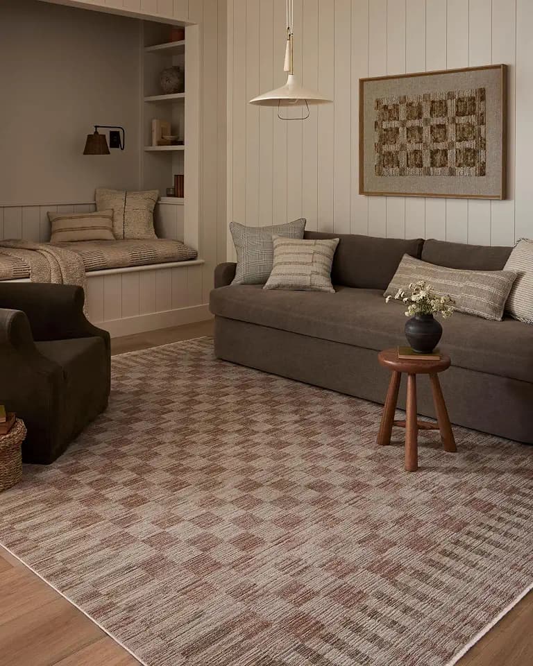 Loloi Amber Lewis Cali Collection CIL-06 Brick/Natural 2'-7" x 8'-0" Runner Rug