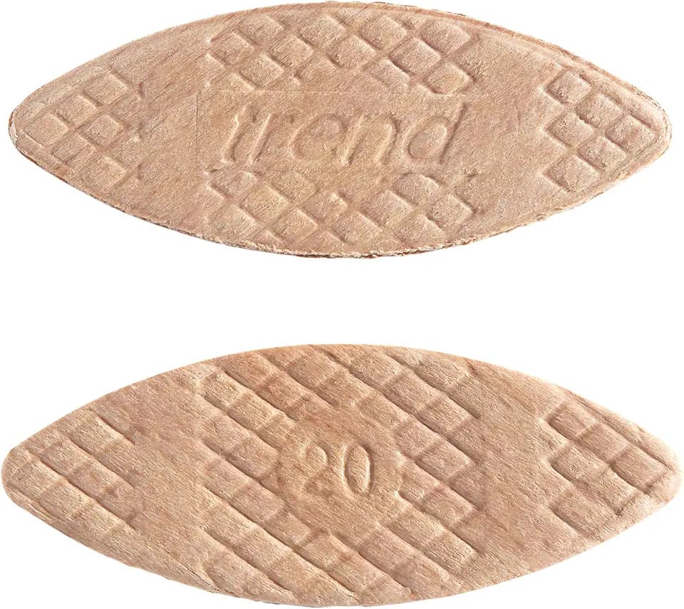 Trend 1000pcs Beechwood No. 20 Joining Biscuits for Woodworking, Consistent Fit for Biscuit Joiners, Furniture, Cabinetry and Panel Joining, BSC/20/1000