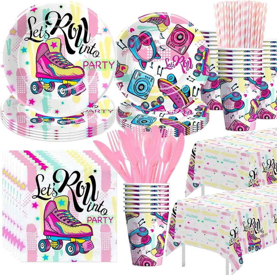 Roller Skating Party Supplies, Roller Skate Party Decorations