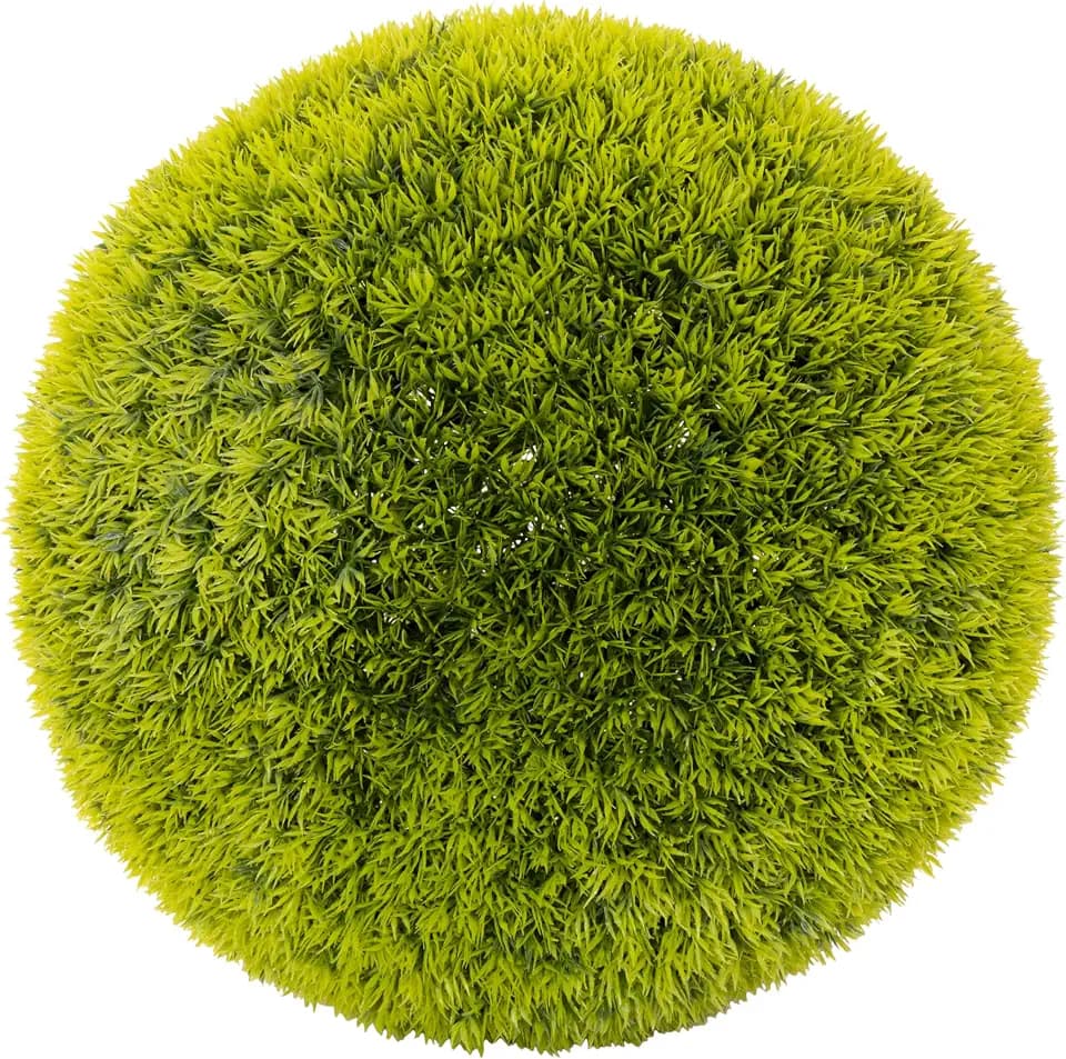 deco 79 Faux Foliage Artificial Foliage Ball, 15" x 15" x 15", Green