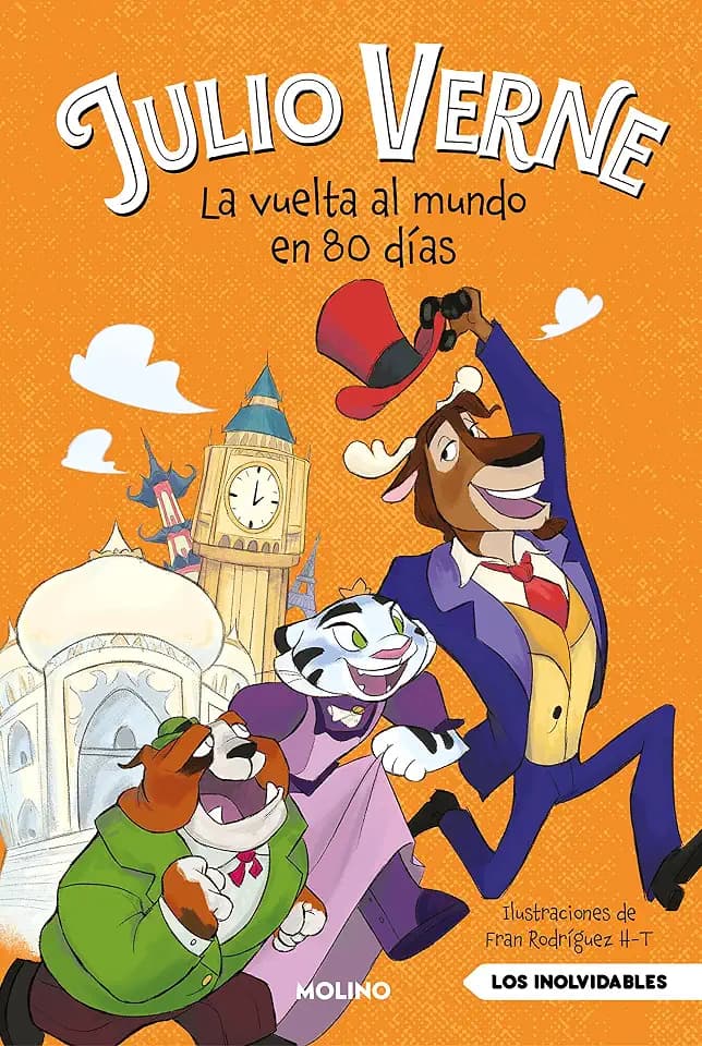 La vuelta al mundo en 80 días (Julio Verne para niños) (Peques)