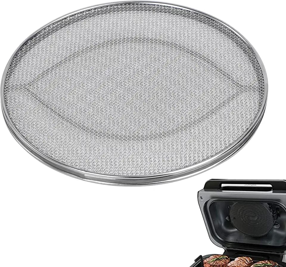 Splatter Shield for Ninja FG551 Foodi,Accessories for Ninja Foodi Smart XL 6-in-1 Indoor Grill,Stainless Steel Splatter Screen