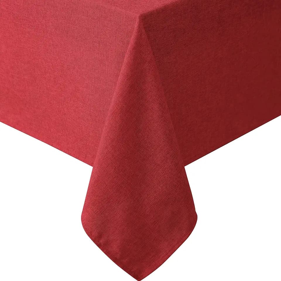Laura Ashley Harper Tablecloth, 60" x 144", Red