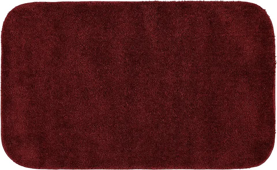 Garland Rug Traditional Nylon Washable Chili Pepper Red 24" X 40" Bath Rug - Soft, Absorbent, and Stylish for Your Bathroom