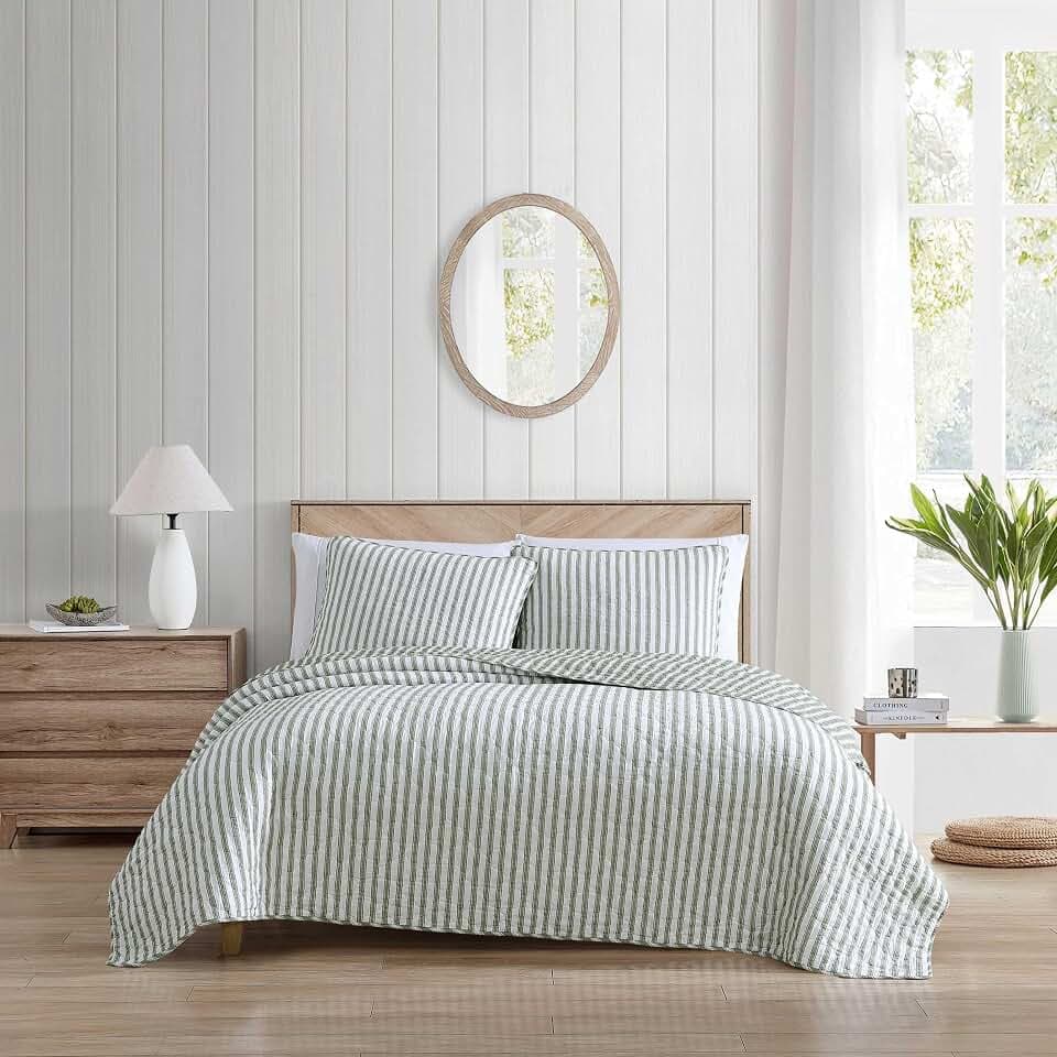 Stone Cottage - Twin Quilt Set with Shams, Cotton, Reversible