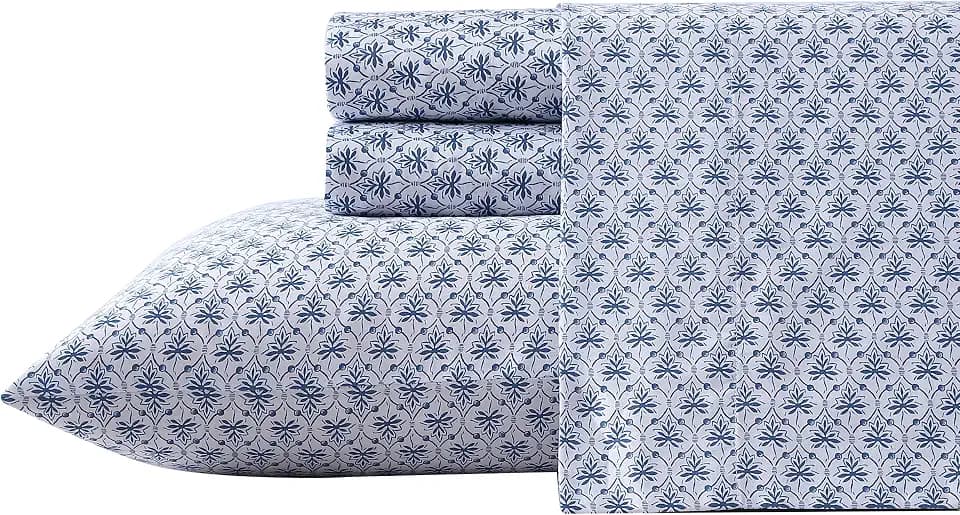 Laura Ashley - Queen Sheet Set with Fitted Sheet & Pillowcases