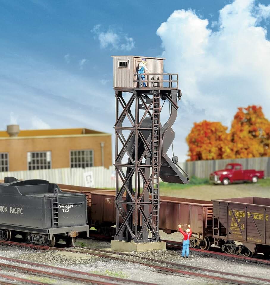 Walthers Cornerstone Cinder Conveyor & Ash Pit 933-3181 HO Scale Model Railroad - Structure Kit