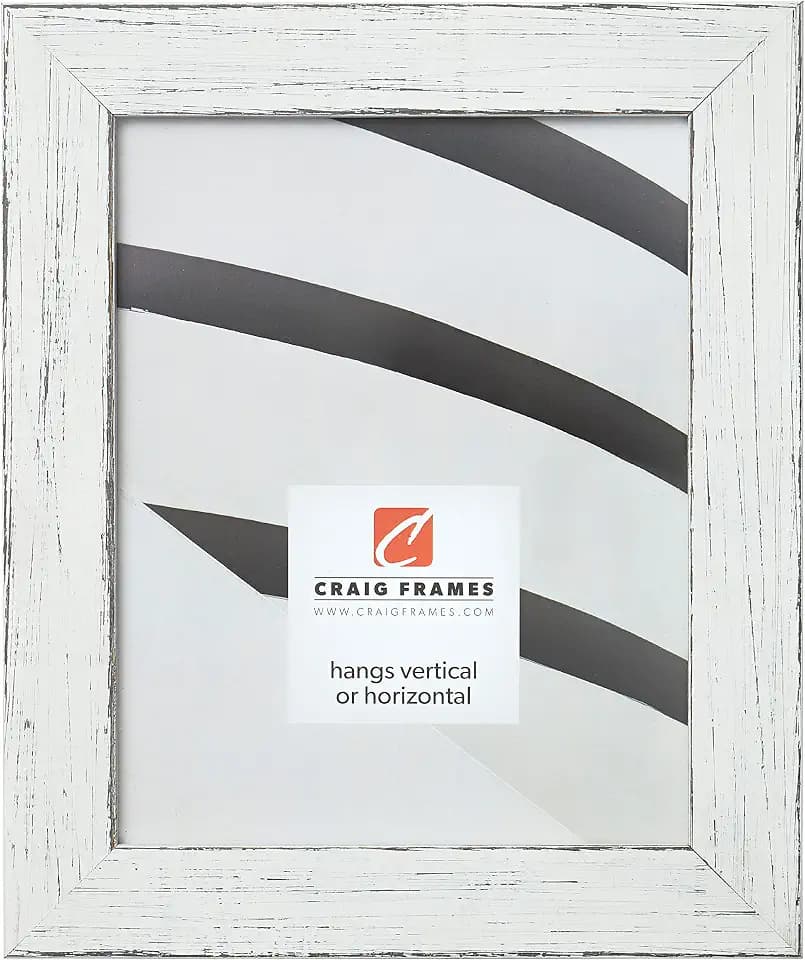 Craig Frames Jasper Picture Frame, 14 x 20 Inch, Country Marshmallow White