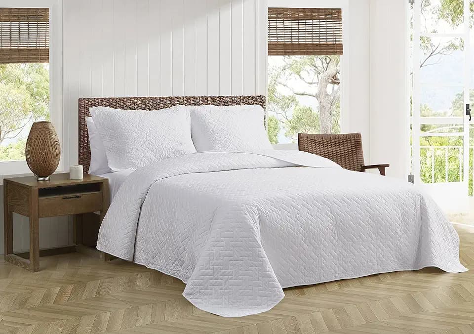 Tommy Bahama - Queen Quilt Set, Lightweight Bedding, 3-Piece Set