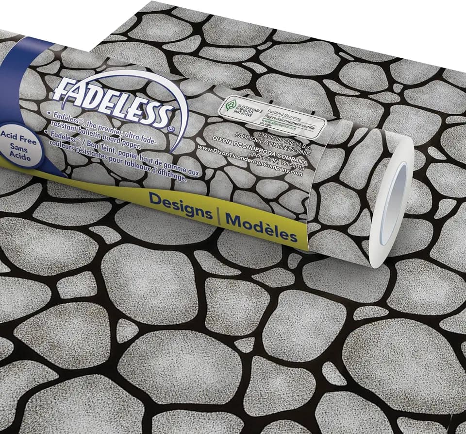 Fadeless Bulletin Board Paper, Fade-Resistant Paper for Classroom Décor