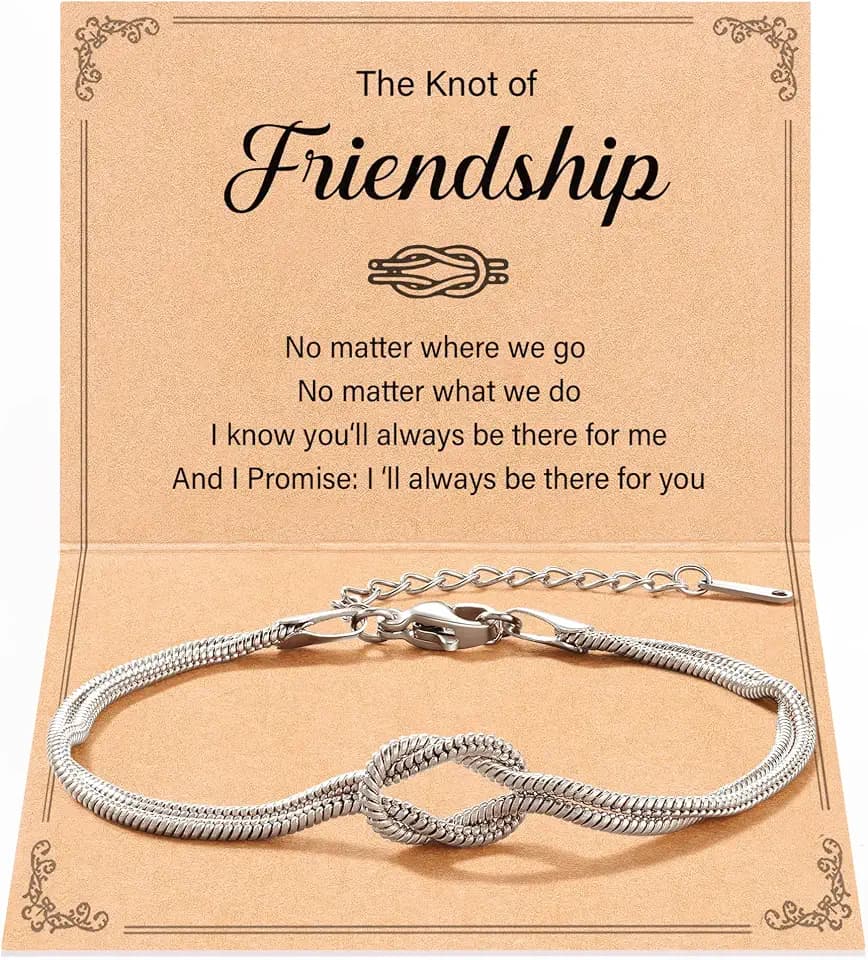 Tarsus Love Knot Friendship Bracelets, Best Friend Jewelry Gifts for Women