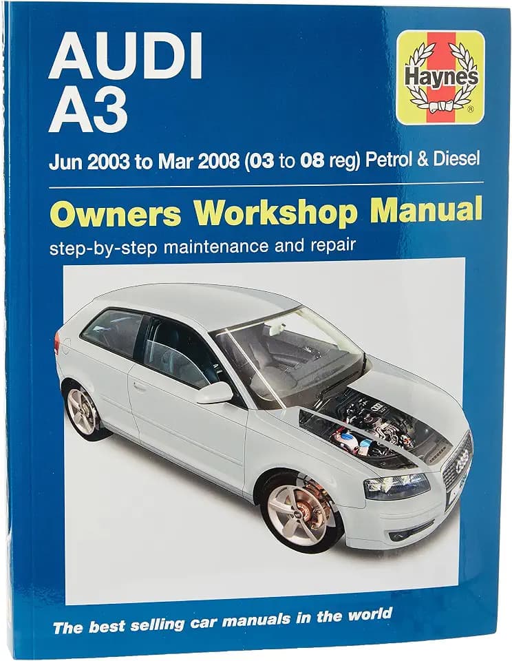 Audi A3 Petrol & Diesel (Jun 03 - Mar 08) Haynes Repair Manual