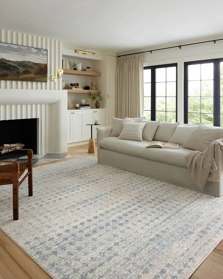 Loloi Kamala Sky/Dove 2'-7" x 10'-0" Runner Rug
