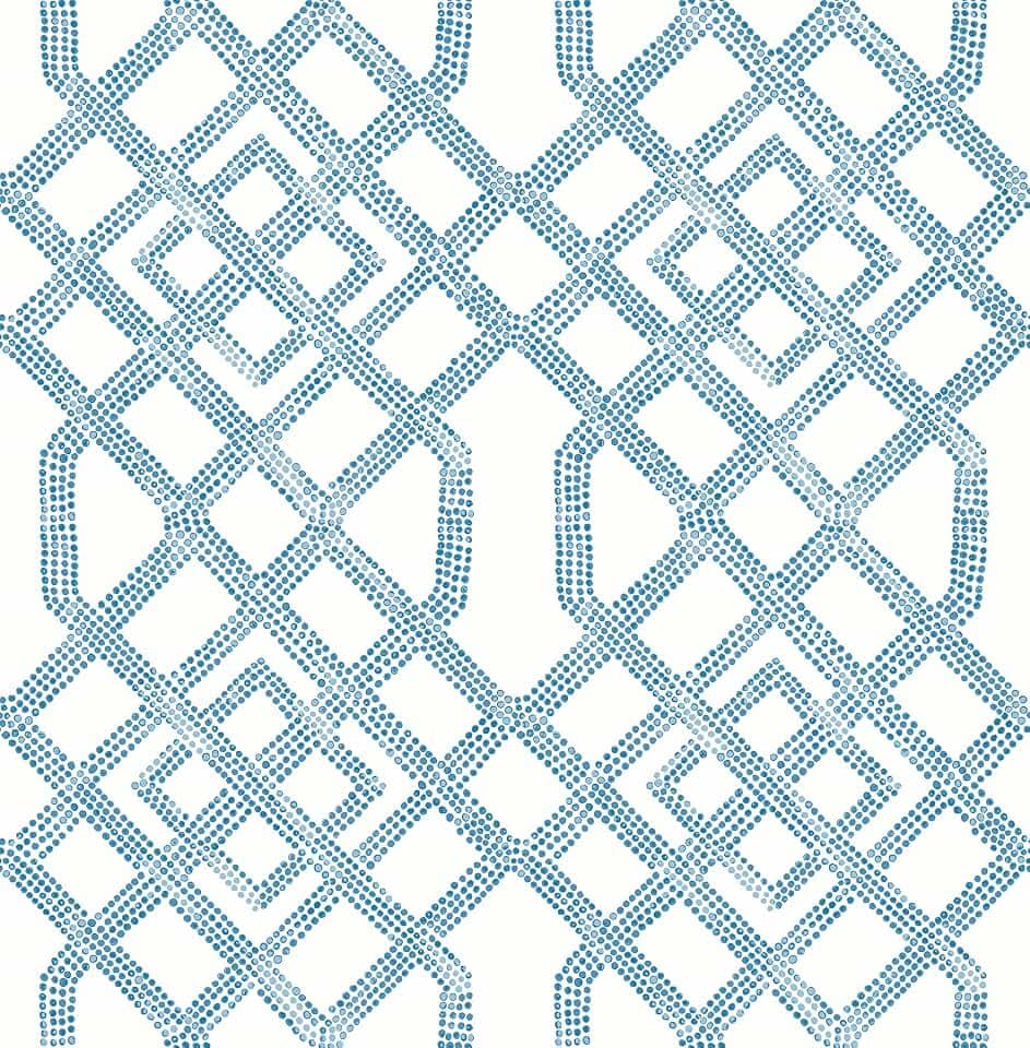 NuWallpaper Blue Tanner Peel & Stick Wallpaper