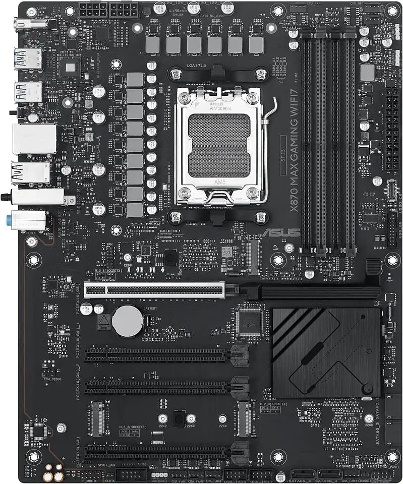 ASUS X870 MAX Gaming WIFI7 Mainboard Sockel AMD AM5
