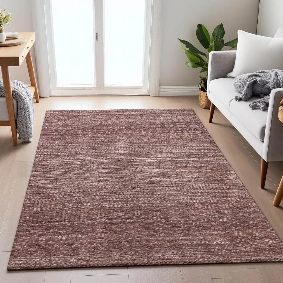Addison Rugs Chantille ACN2150 Merlot 3' x 5' Indoor/Outdoor, Machine Washable, Easy Clean, Non Shedding, Bedroom, Living Room, Dining Room, Kitchen, Patio Rug