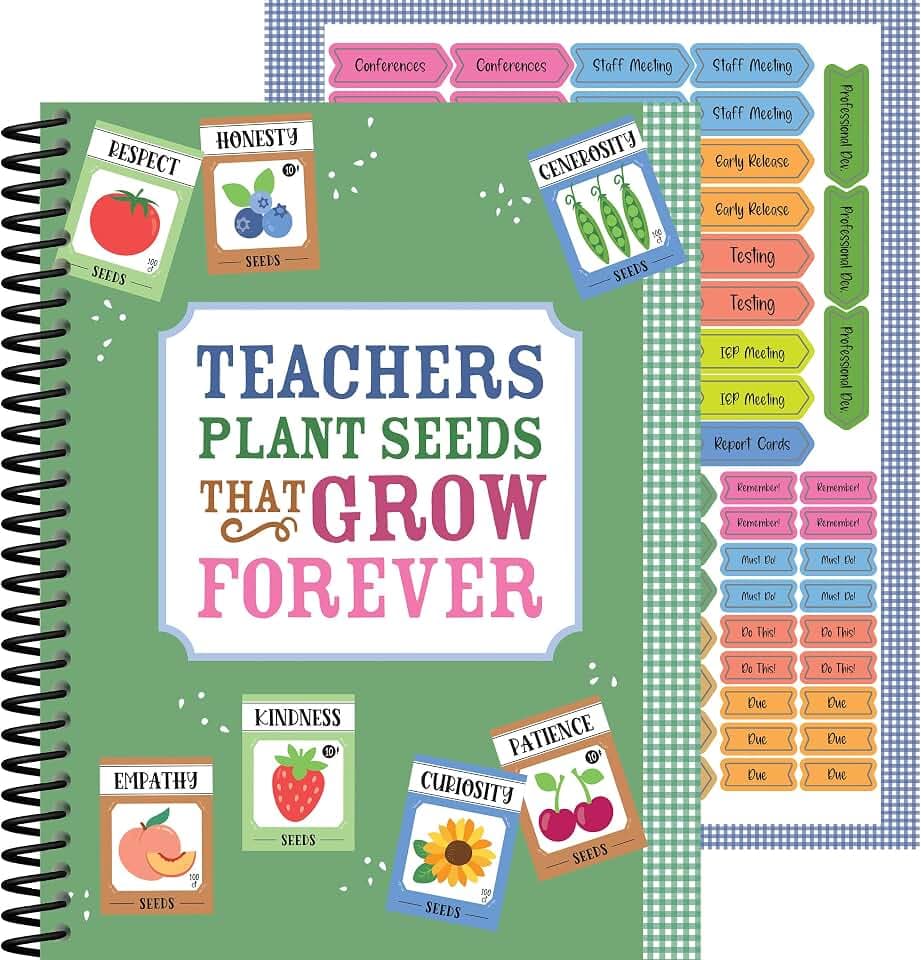 Carson Dellosa Farmers Market Teacher Planner 2026-2027, Undated 8" x 11"
