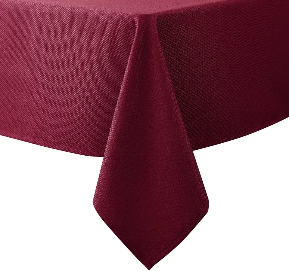Christmas Tablecloth Rectangle-Holiday Winter Xmas Table Cloths 60x84"